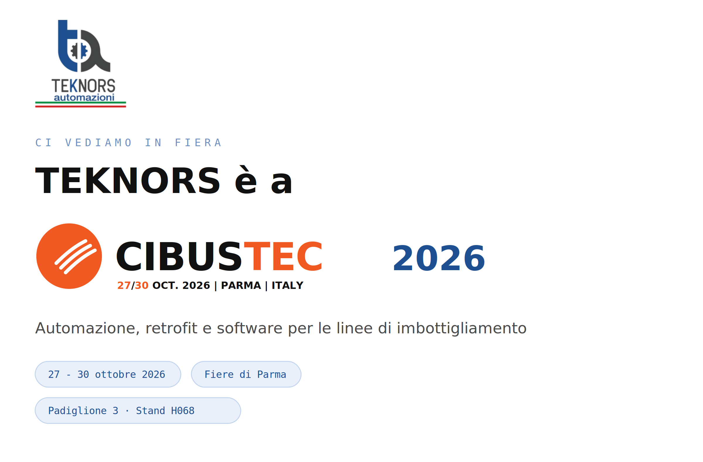 Teknors Cibustec 2026